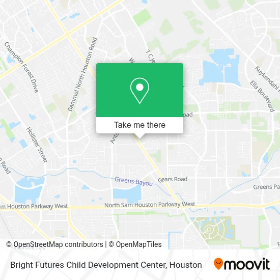 Bright Futures Child Development Center map