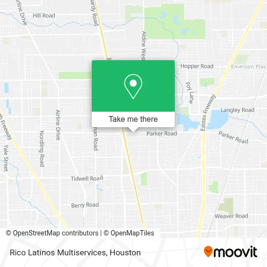 Mapa de Rico Latinos Multiservices