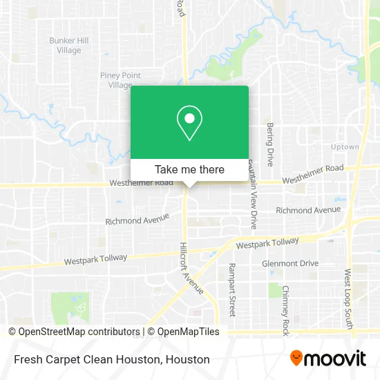 Fresh Carpet Clean Houston map