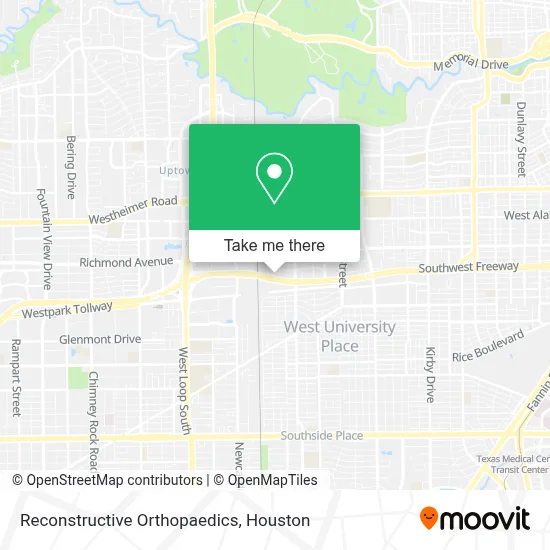 Reconstructive Orthopaedics map