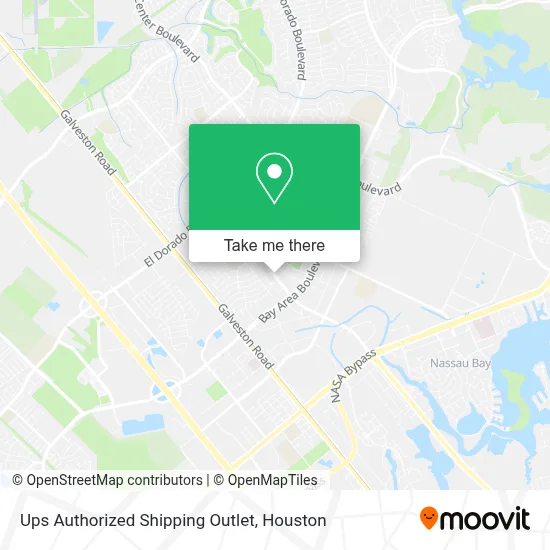 Ups Authorized Shipping Outlet map