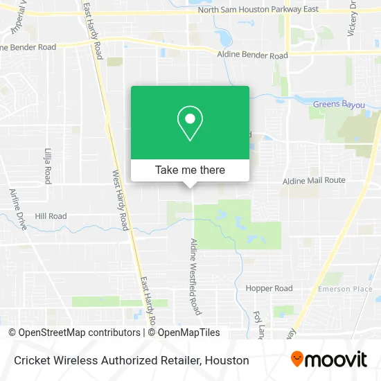 Cricket Wireless Authorized Retailer map