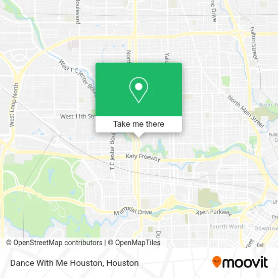 Dance With Me Houston map