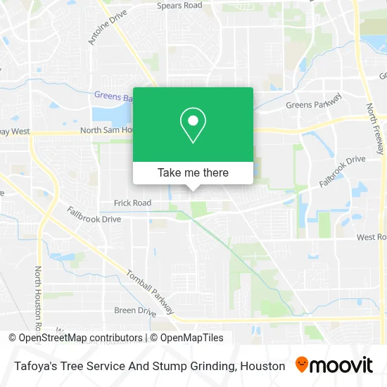 Tafoya's Tree Service And Stump Grinding map
