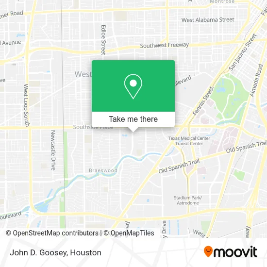 John D. Goosey map