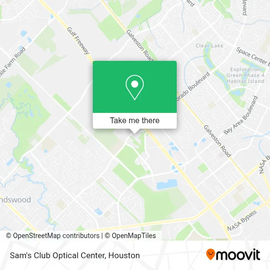 Sam's Club Optical Center map