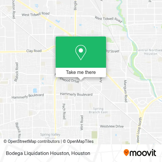 Bodega Liquidation Houston map