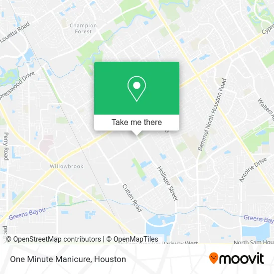 One Minute Manicure map