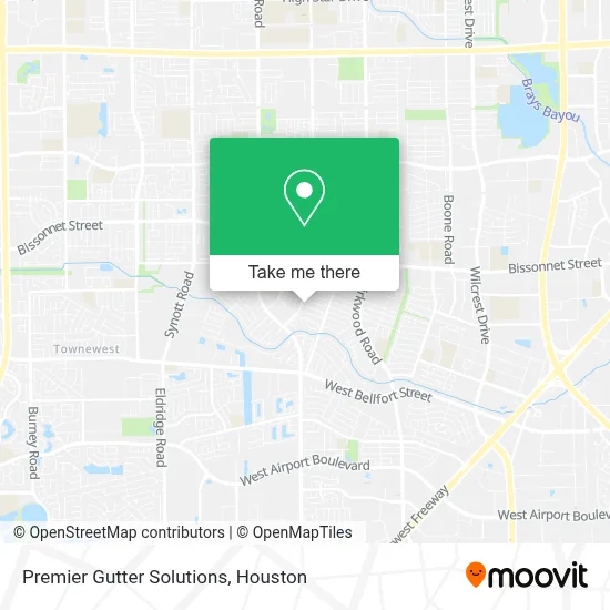 Premier Gutter Solutions map