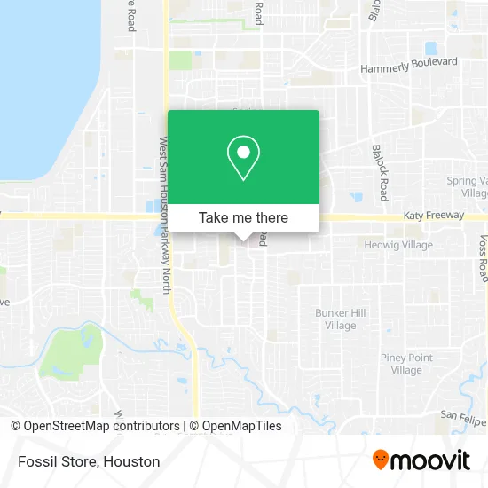 Fossil Store map