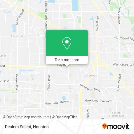Dealers Select map