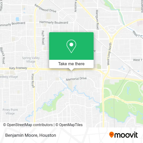 Benjamin Moore map