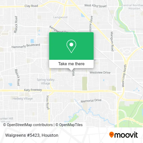 Walgreens #5423 map