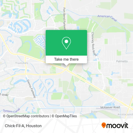 Chick-Fil-A map