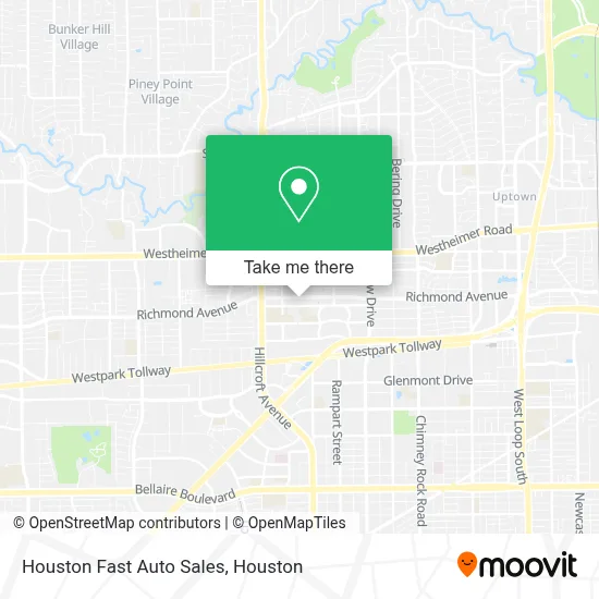 Houston Fast Auto Sales map