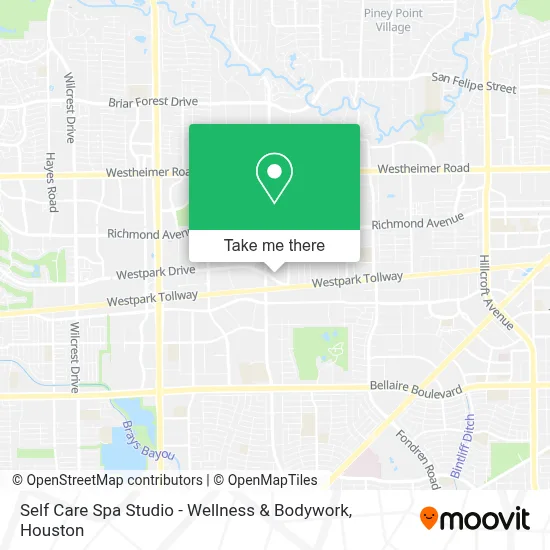 Self Care Spa Studio - Wellness & Bodywork map