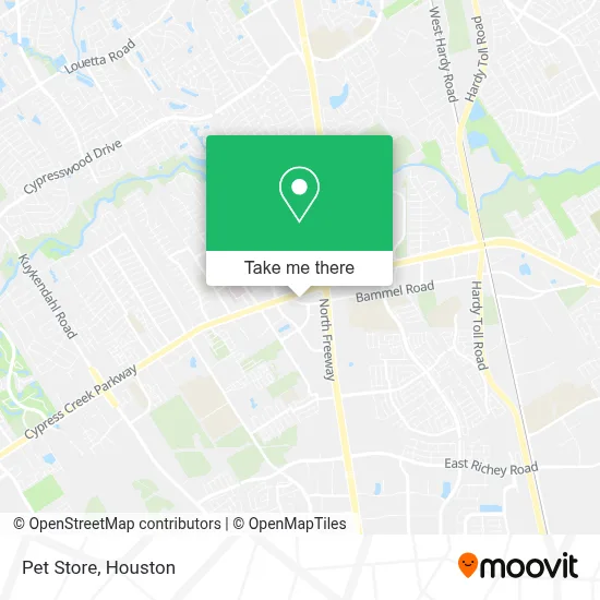 Pet Store map