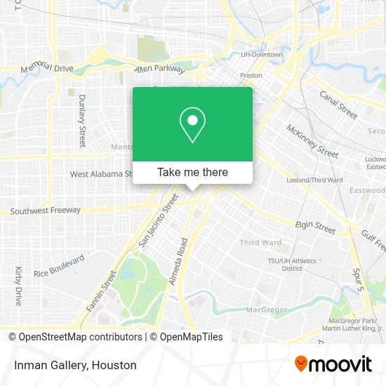 Inman Gallery map