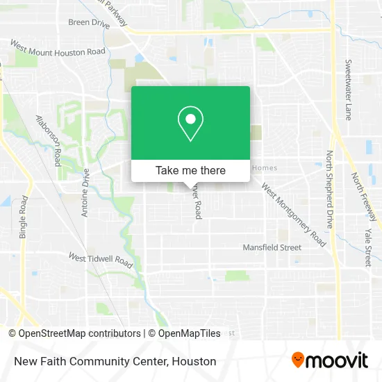 New Faith Community Center map