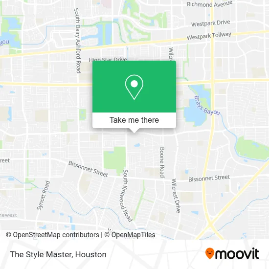 The Style Master map