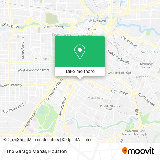 The Garage Mahal map