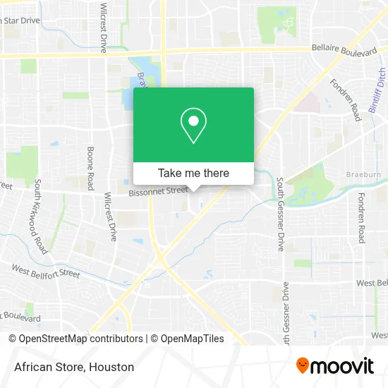 African Store map