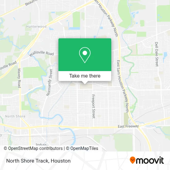 North Shore Track map
