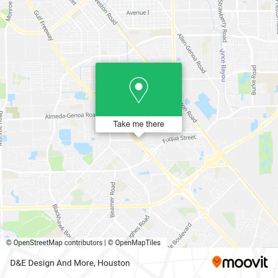 D&E Design And More map