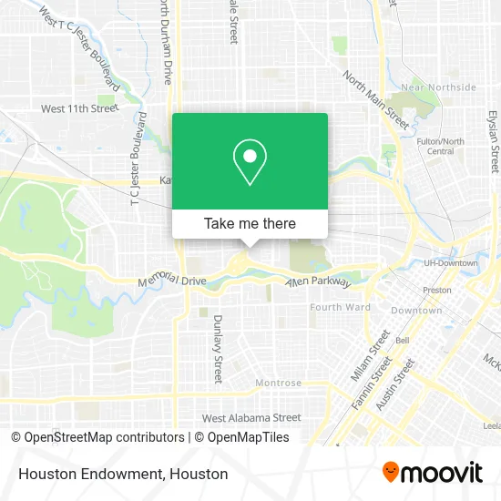 Houston Endowment map