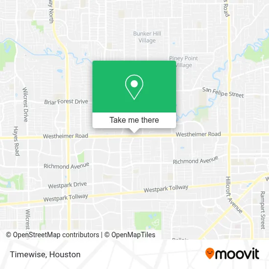 Timewise map