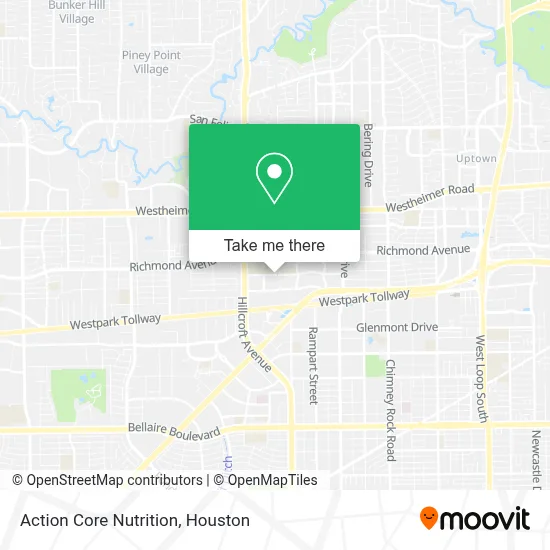 Action Core Nutrition map