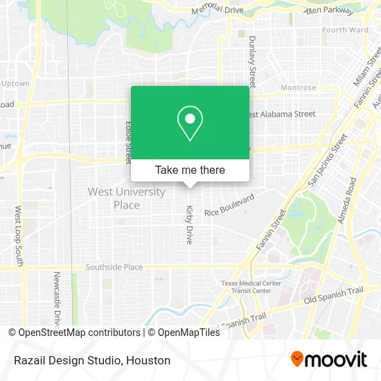 Mapa de Razail Design Studio