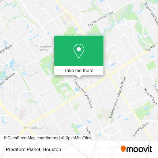 Preditors Planet map