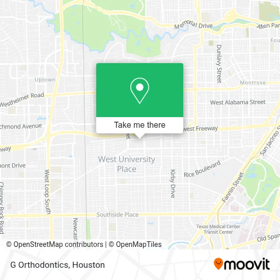 G Orthodontics map