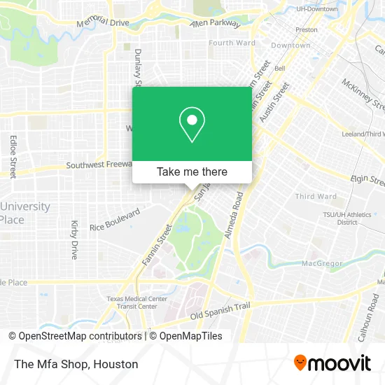 The Mfa Shop map