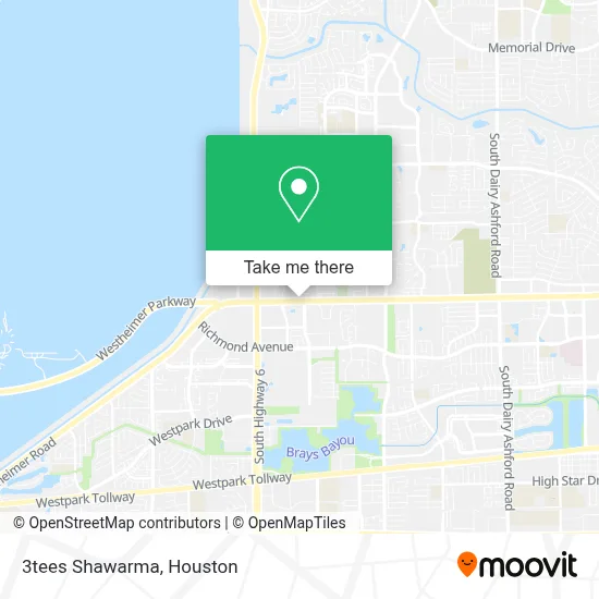 3tees Shawarma map