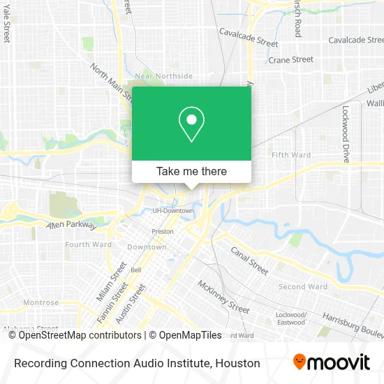 Recording Connection Audio Institute map