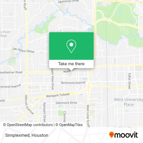 Simplexmed map