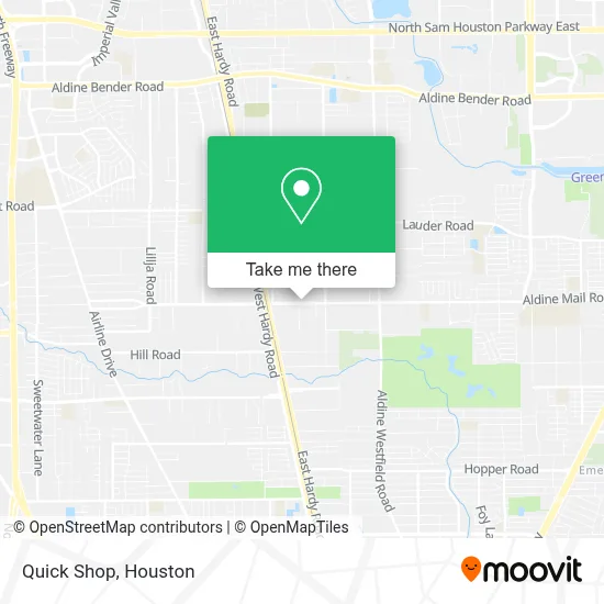 Quick Shop map