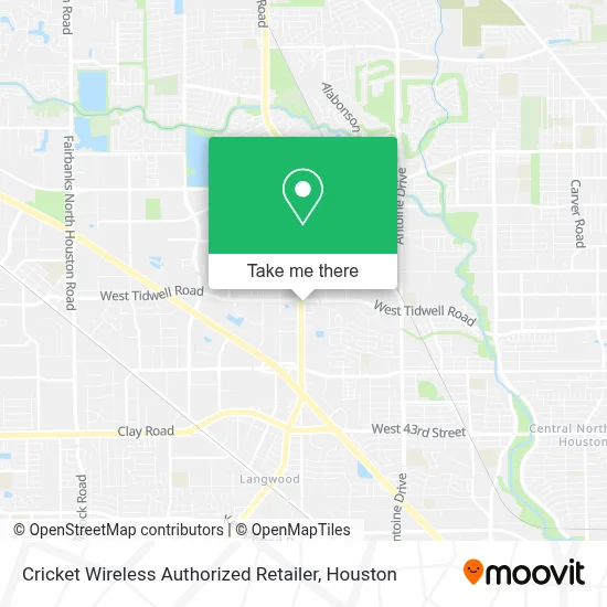 Cricket Wireless Authorized Retailer map