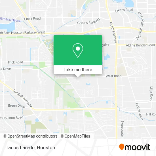 Tacos Laredo map