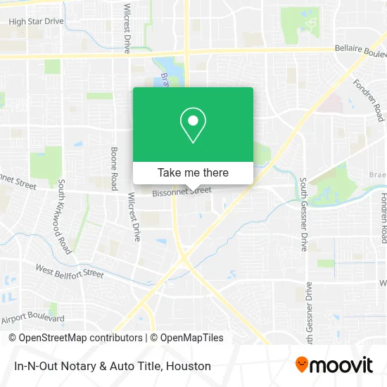 Mapa de In-N-Out Notary & Auto Title