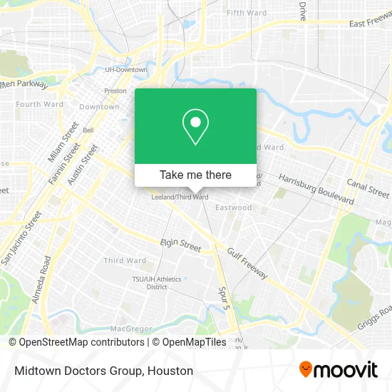 Midtown Doctors Group map