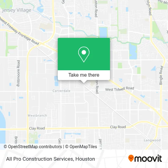 All Pro Construction Services map