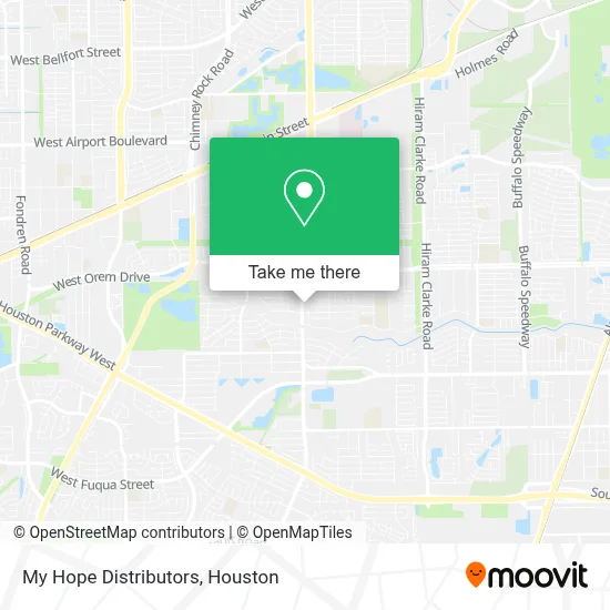 My Hope Distributors map