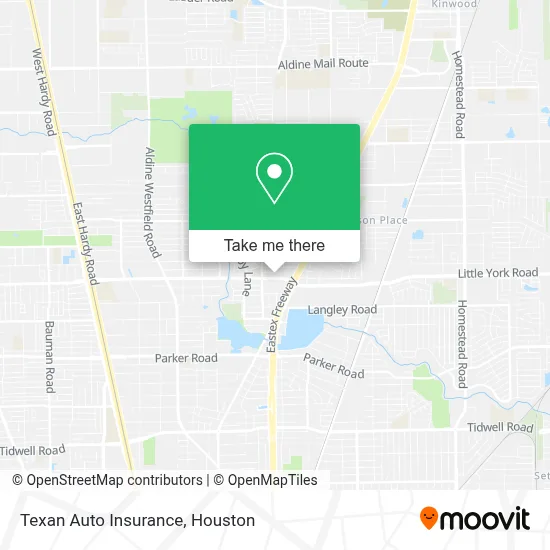 Texan Auto Insurance map