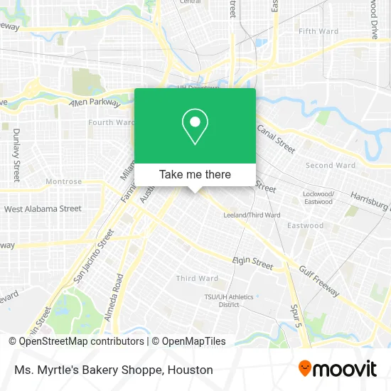 Ms. Myrtle's Bakery Shoppe map