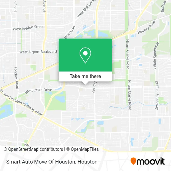 Smart Auto Move Of Houston map
