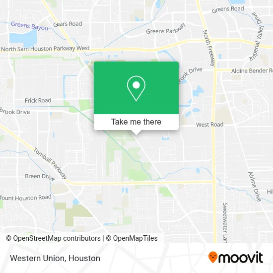 Western Union map