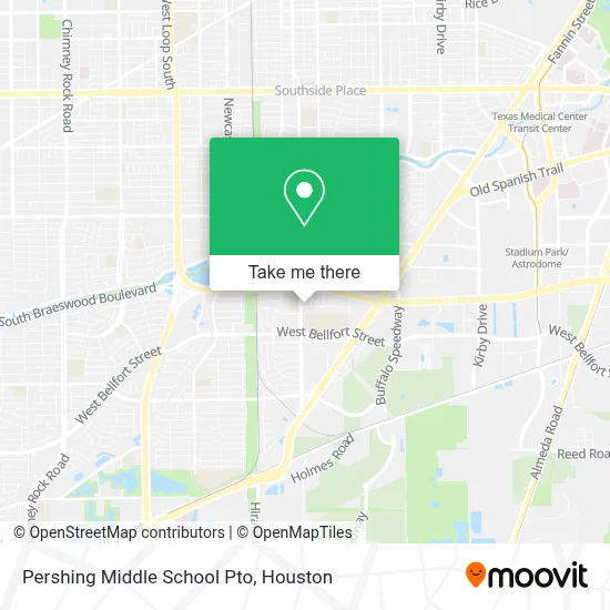Pershing Middle School Pto map